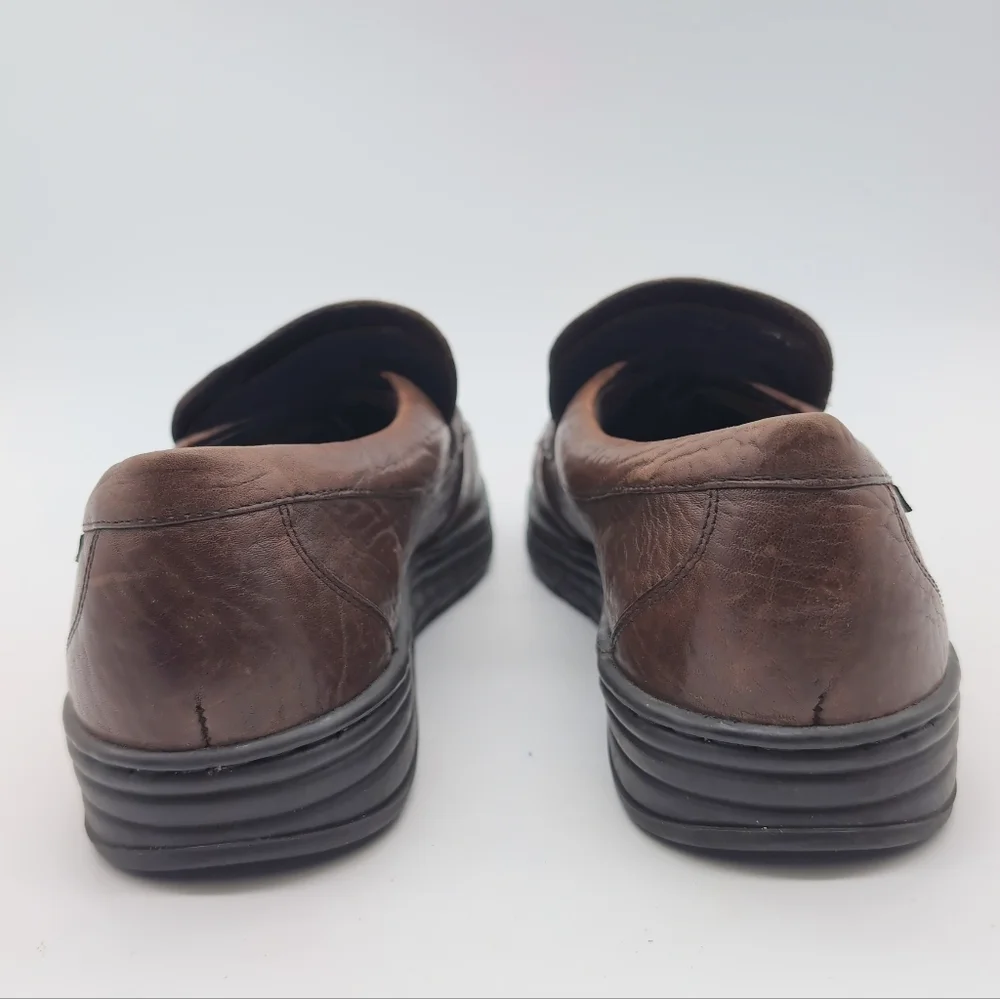 Vintage Mephisto Air Jet Sz 12 Leather Slip-On Men’s Shoe Minimal Wear